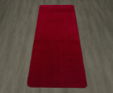 Softy Solid Non-Slip Kitchen/Bath Rug, Red