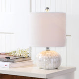 Wilson 16" Seashell LED Table Lamp White