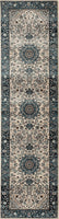 Traditional Blue Medallion Area Rug