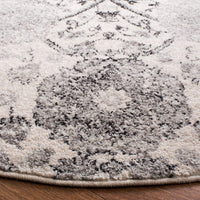 Floral Cream/ Silver Soft Area Rugs