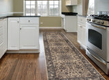 Traditional Gray Medallion Area Rug