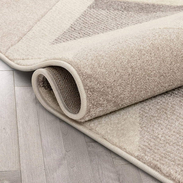 Pyramid Decor Area Rugs for Clearance Beige Modern Geometric Design - 5'3  x 7'7 - Bed Bath & Beyond - 24087693