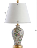 Collins 24" Glass LED Lamp Blue/White