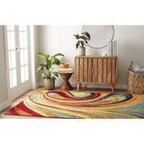 Abstract Multi-color Soft Area Rugs