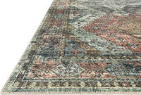 Loloi II Skye Collection SKY-01 Blush / Grey, Traditional 7'-6" x 9'-6" Area Rug