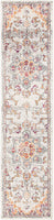 Boho Chic Medallion Distressed Soft Area Rug, Beige / Orange