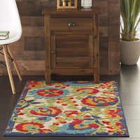 Multicolor Indoor/Outdoor Area Rug
