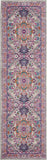 Passion Persian Colorful Teal Multi-color Area Rug