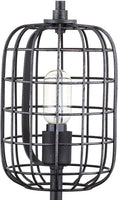 Odette Industrial Metal Table Lamp Black/Silver