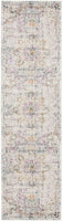 Boho Chic Medallion Distressed Soft Area Rug, Grey / Gold