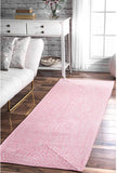 Braided Handmade Pink Indoor/Outdoor Soft Area Rug