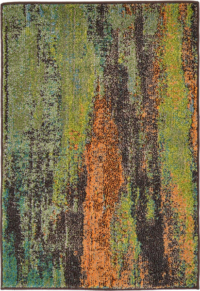 Bright Abstract Multi-color Soft Area Rug