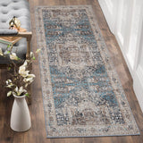 Machine Washable Area Rugs, Persian Vintage Medallion Boho Rug for Living Room Rugs - Stain Resistant & Non-Slip