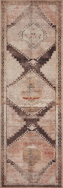 Wynter Collection WYN-08 Graphite / Blush, Traditional Accent Soft Area Rug