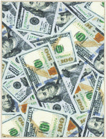 Siesta Collection Hundred Dollar Bill Green Multicolor