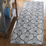 Montauk Collection MTK606H Handmade Cotton Area Rug Aqua / Ivory