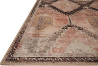 Wynter Collection WYN-08 Graphite / Blush, Traditional Accent Soft Area Rug