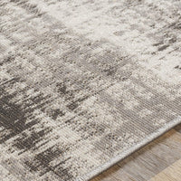 Eustace Modern Abstract Soft Area Rug Charcoal