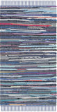 Hand Woven Purple and Multi Cotton Area Rug