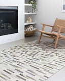 Loloi II Maddox Collection MAD-06 Charcoal / Grey, Contemporary 2'-3" x 3'-9" Accent Rug