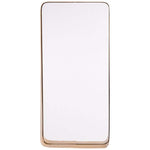 Zuo Brighton Gold 14 1/4" x 29 3/4" Rectangular Wall Mirror