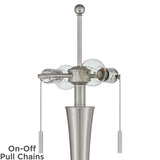 Karl Modern Brushed Nickel Floor Lamp