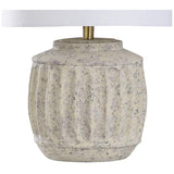 Abati Painted Cream Urn Table Lamp