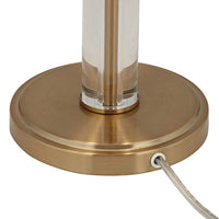 Sofie Crystal and Brass Pull Chain Table Lamp