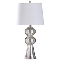Northbay Silver Mercury Glass Double Stacked Table Lamp