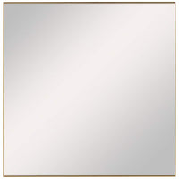 Uttermost Alexo Brushed Gold 28" Square Wall Mirror