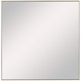 Uttermost Alexo Brushed Gold 28" Square Wall Mirror