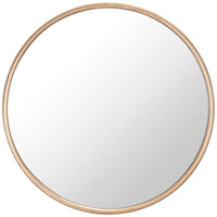 Zuo Ogee Gold 16" Round Large Wall Mirror