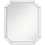 Possini Euro Eliana Angled Edge 20" x 24" Frameless Wall Mirror