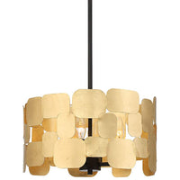 Possini Euro Stella 15" Wide Soft Leaf Modern Pendant Light