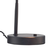 Sawyer Matte Black LED Wireless Charging Desk Lamp