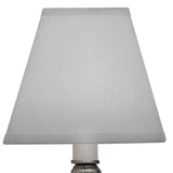 10 1/2" High Charcoal Metal Accent Table Lamp