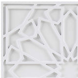 Boho Notion 23 1/2" Square Carved Wood Wall Art