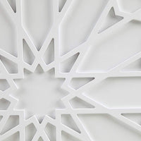 Boho Notion 23 1/2" Square Carved Wood Wall Art