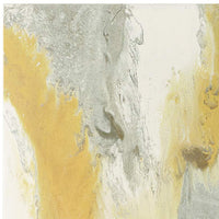 Blissful Yellow 36" Square Canvas Wall Art