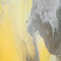 Blissful Yellow 36" Square Canvas Wall Art