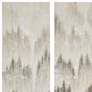 Sterling Mist 35" High 3-Piece Canvas Wall Art Set