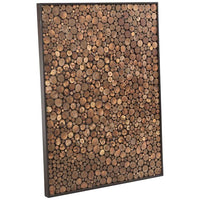 Topi 30" High Natural Wood Wall Art