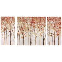 Autumn Forest 27" High 3-Piece Canvas Wall Art Set