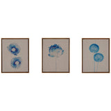 Blue Print Botanicals 14" High 3-Piece Canvas Wall Art Set