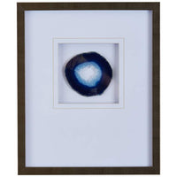 Blue Agate 17" High Framed Wall Art