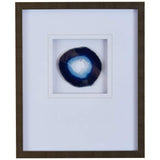 Blue Agate 17" High Framed Wall Art