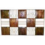 Web Squares 30" Wide Metal Wall Art