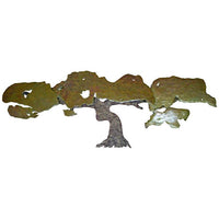 Bodhi Tree 42 1/2" Wide Metal Wall Art