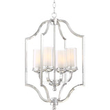Possini Euro Elliot Lake 16 3/4" Wide Chrome Foyer Pendant