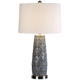 Cortinada Stone Gray Glazed Ceramic Table Lamp